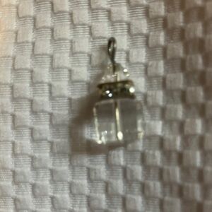 Sparkling cubic zirconia necklace charm/pendant